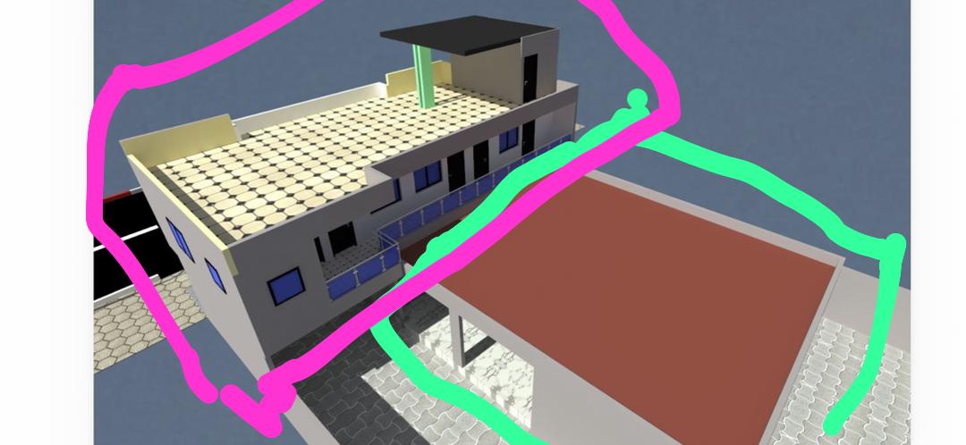 Fortschritt Erweiterungsbau Klinik Douguidi